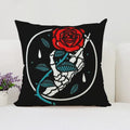 Axyaa Rose Print Pillow Cover - Romantic Home Decor & Gift