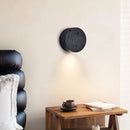 Axyaa Nordic Minimalism LED Wall Lamps - Black Travertine Bathroom Mirror Lights