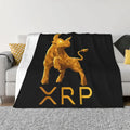 Axyaa XRP Throw Blanket - Warm Bed Cover for Winter & Summer