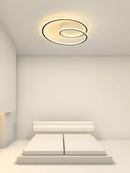 Axyaa Modern Minimalism Round LED Ceiling Light Aluminum Dimmable Fixture