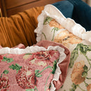 Axyaa Pastoral Style Jacquard Throw Pillowcase Set - Polyester Sofa Cushion Cover