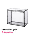 Axyaa Acrylic Stackable Storage Box with Magnetic Lid Transparent Showcase Organizer