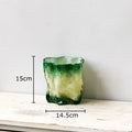 Gradient Glass Vase Hydroponic Flower Pot by Axyaa