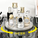 Axyaa Rotating Clear Cosmetic Organizer for Skin Care and Desktop Storage