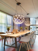 Axyaa Industrial Mesh Ceiling Chandelier for Home Decor Lighting