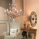 Axyaa Vintage Rose Flower Pendant Lamp for Dining Room and Bedroom