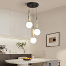 Axyaa Glass Shade Nordic Floor Lamp for Living Room Bedroom Study Decor
