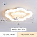 Axyaa Cloud Ceiling Light Cream Style Kids Room Animal Lamp