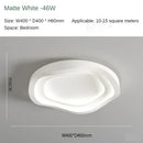 Axyaa Nordic White LED Ceiling Lamps Modern Minimalist Home Decor Lighting Fixtures