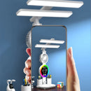 Axyaa Rechargeable Study Lamp with Fan, Clock Display, and LED Reading Light