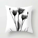 Axyaa Watercolor Flower Pattern Decorative Cushion Cover Sofa Pillowcase