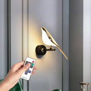 Axyaa Postmodern Bird Chandelier Wall Sconce Light for Hallway, Stairs, Bedroom