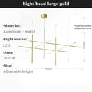 Axyaa Tube Chandeliers Light - Indoor Art Linear Pendant Lights for Home Decoration