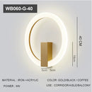 Axyaa Ring Wall Lamp LED Sconce Home Decoration for Bedroom Living Room