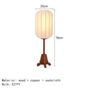 Axyaa Wabi-Sabi Style E27 Cloth Wood Floor Lamp