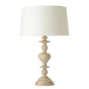 Axyaa Retro Wood Table Lamps LED Fabric Shade Living Room Office Lights