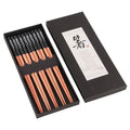 Wooden Chopsticks Set - Axyaa Household Long Non-slip Japanese Tableware