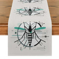 Axyaa Geometricus Table Runner: Stylish Dining Decor Cloth for Wedding & Coffee Tables