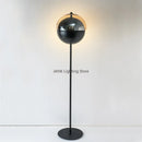 Axyaa Glass Hemisphere LED Theia Floor Lamp - Industrial High-end Decor Lighting