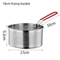 Axyaa 304 Stainless Steel Frying Mesh Basket for Cooking and Oil Draining