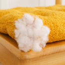 Axyaa Green Lambs Wool Floor Chair Pad - Comfortable, Cozy, and Stylish