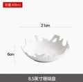 Axyaa High-End Sensory Dish Plate - Elegant Dessert & Hotel Tableware