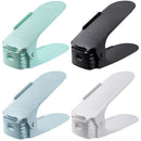 Axyaa Adjustable Shoe Organiser with Top & Bottom Compartments for Saving Space