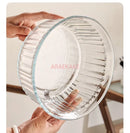 Axyaa Glass Dried Fruit Tray | Elegant Snack Candy Storage Box | Family Living Room Organizer
