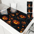 Axyaa Halloween Maple Absorbent Draining Mat for Kitchen and Bathroom