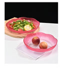 Axyaa Glass Fruit Plate: High-End Snack Candy Plate for Home Living Room Coffee Table