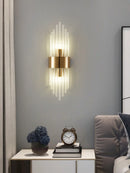 Axyaa Gold LED Wall Sconce Luxury Indoor Lighting for Home Decor