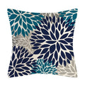 Axyaa Modern Daisy Grey Pillow Covers for Couch and Bed