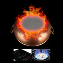 Axya Thickened Copper Soup Pot Retro Style Manual Cookware