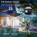 Axyaa Solar Spotlight Wall Lamp | 468 LEDs Outdoor Motion Sensor Lights