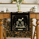 Skeleton Flower Table Runner by Axyaa: Rustic Decor for Wedding Party, Home, Coffee Shop