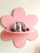 Wooden Boho Wall Shelf for Bedrooms by Axyaa - Aesthetic Floating Display Shelf