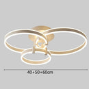 Axyaa Nordic LED Ceiling Light for Home Bedroom Living Room Indoor Decor