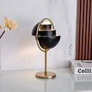 Axyaa Black Gold Metal Desk Lamp for Modern Living Room & Bedroom