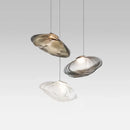 Axyaa Pebble Glass Pendant Lamp LED Chandelier for Luxury Living & Dining Rooms