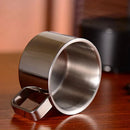 Axyaa Double Walled Stainless Steel Coffee Cup Set with Saucer Spoon