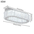 Axyaa Modern Crystal Ceiling Chandeliers, Changeable Lighting Fixture for Living Room, Bedroom, Restaurant or Home Décor