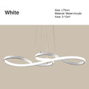 Axyaa LED Cord Pendant Chandelier Lighting - Nordic Style Bedroom Lamp, 48w Fixtures