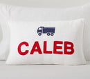Axyaa Personalized Letter Embroidery Cotton Pillowcase - Smart Gift for Family & Friends