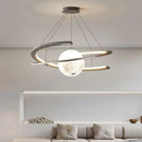 Axyaa Modern LED Pendant Chandelier Lighting for Home Decor and Dining Room