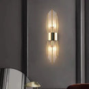 Axyaa Gold LED Wall Lamp Modern Light Luxury Sconce for Living Room Bedroom