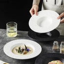 Axyaa Stone Pattern Ceramic Serving Plate Pasta Salad Soup Dish Kitchen Tableware