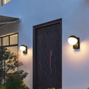 Axyaa Outdoor LED Wall Light: Waterproof Garden Sconce, 360 Rotatable Sensor Lamp for Home Decor