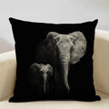 Axyaa Animal Pattern Cushion Cover Trio: Lion, Tiger, Bear Home Sofa Decor Kids Gift