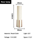 Nordic Style Wood Floor Lamp for Living Room Study Bedroom by Axyaa