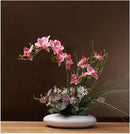 Axyaa Dove Orchid Vase: Ceramic Flower Arrangement Ornaments for Home Office Decor